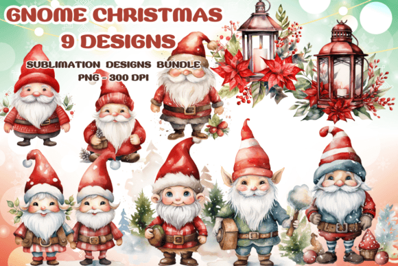 Download Gnome Christmas Winter Bundle Clipart - Bundle Collection