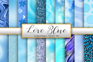 Download Blue Background Digital Papers - Blue background Collection