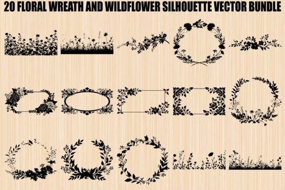 Download Floral Wreath SVG Bundle - Bundle Collection
