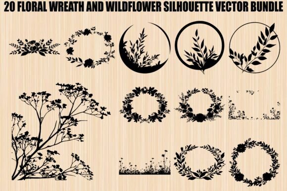 Download Floral Wreath SVG Bundle - Bundle Collection
