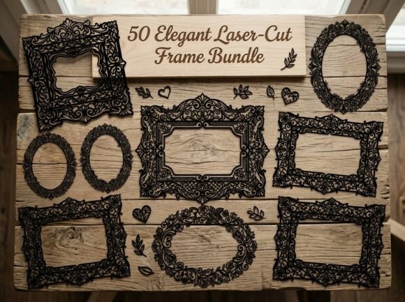 Download Beautiful Elegant Frame Bundle - Bundle Collection