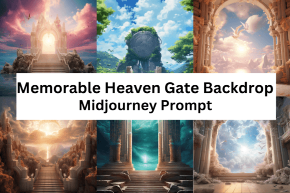 Download Memorable Heavens Gate Digital Backdrops - Premium Bundle