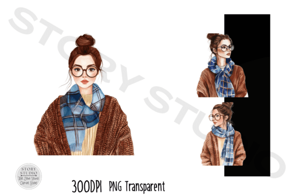 Download Trendy Girls Fall Fashion Clipart - Fall fashion clipart Collection