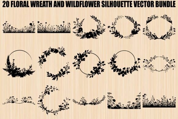 Download Floral Wreath SVG Bundle - Bundle Collection