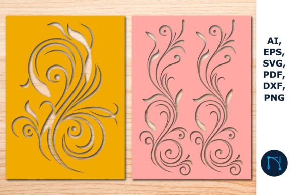 Download Floral Greeting Card Cutting SVG Bundle - Bundle Collection